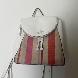 Kate Spade Striped Backpack